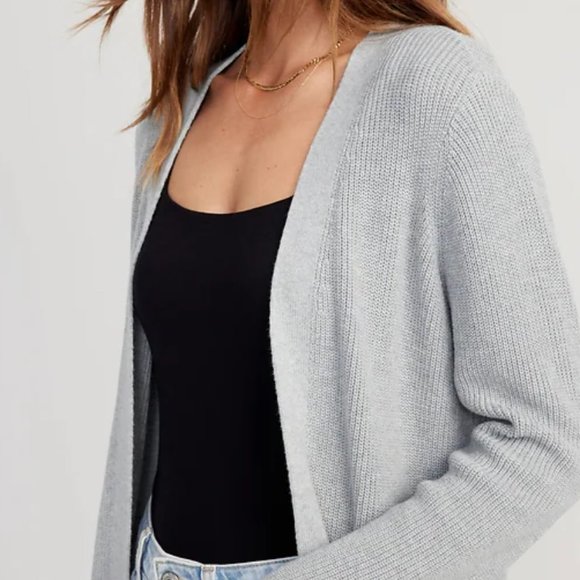 Old Navy Textured Open-Front Sweater Cardigan - Picture 3 of 10